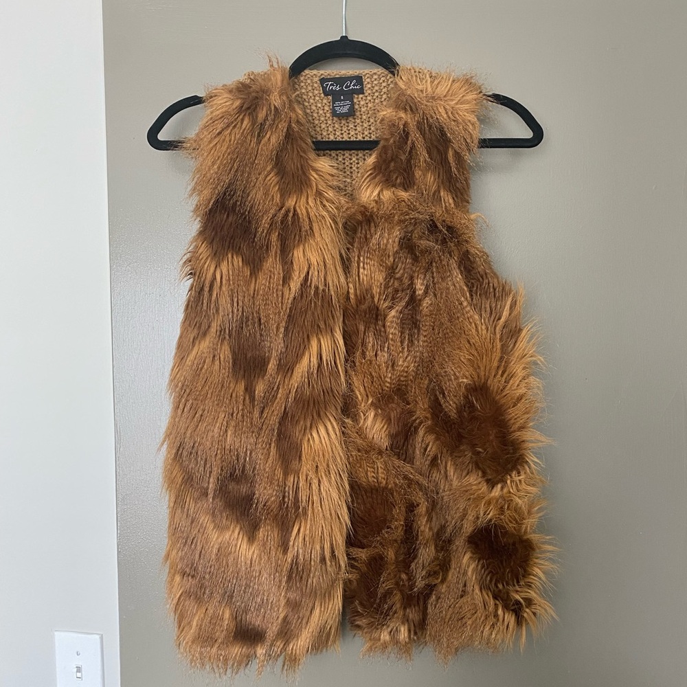 Brown Fur Vest